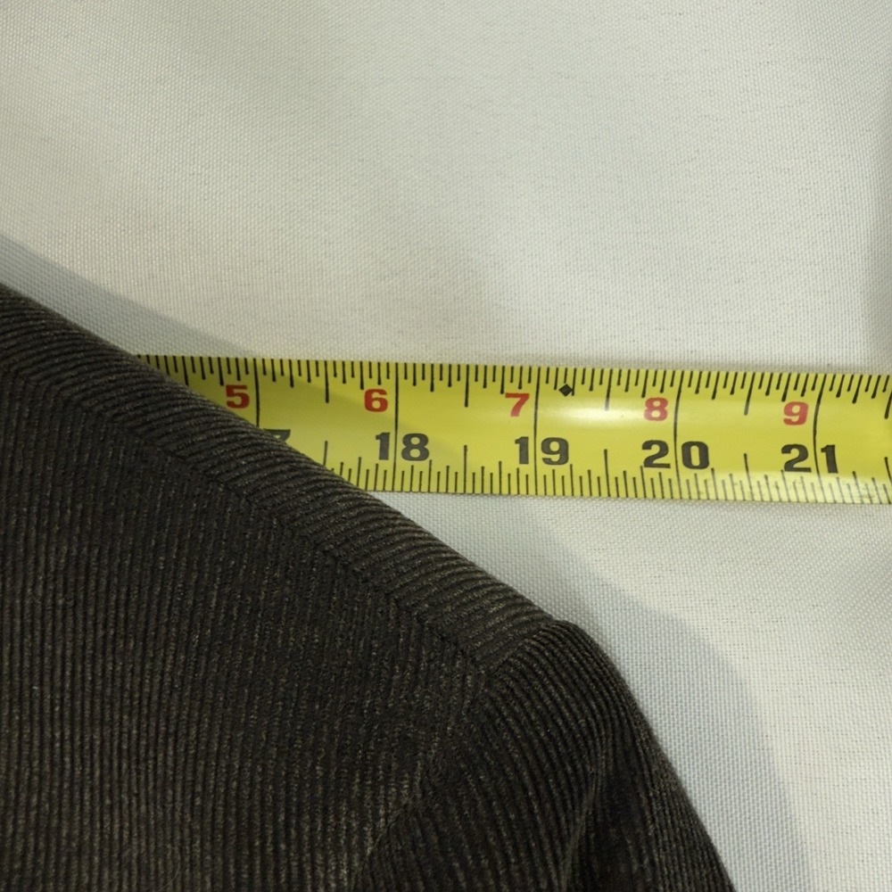 Chaps Ralph Lauren 42L Dark Chocolate Corduroy Sport Coat Blazer Business Preppy - Picture 9 of 13